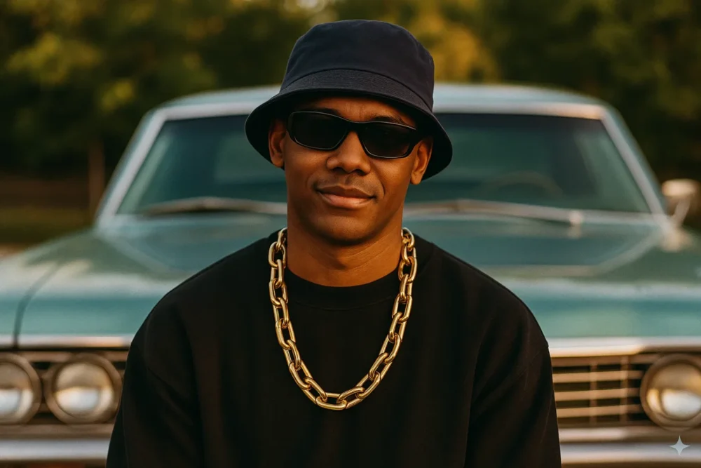 Gold Plastic Chain: The 90s Hip-Hop Look Made Lightweight and Loud