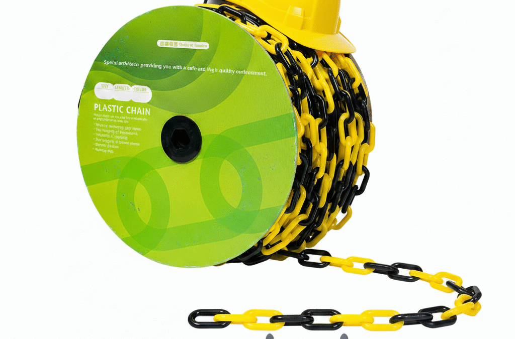 3 Benefits & Top Uses of Yellow & Black Plastic Safety Chains