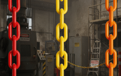 Red, Orange, and Yellow Plastic Chains: A Complete Guide to Visual Safety Applications