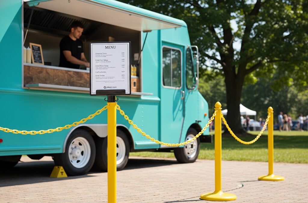 Food Truck Owners Must-Read: 5 Strategies & Lightweight Plastic Stanchions to Revolutionize Your Crowd Control