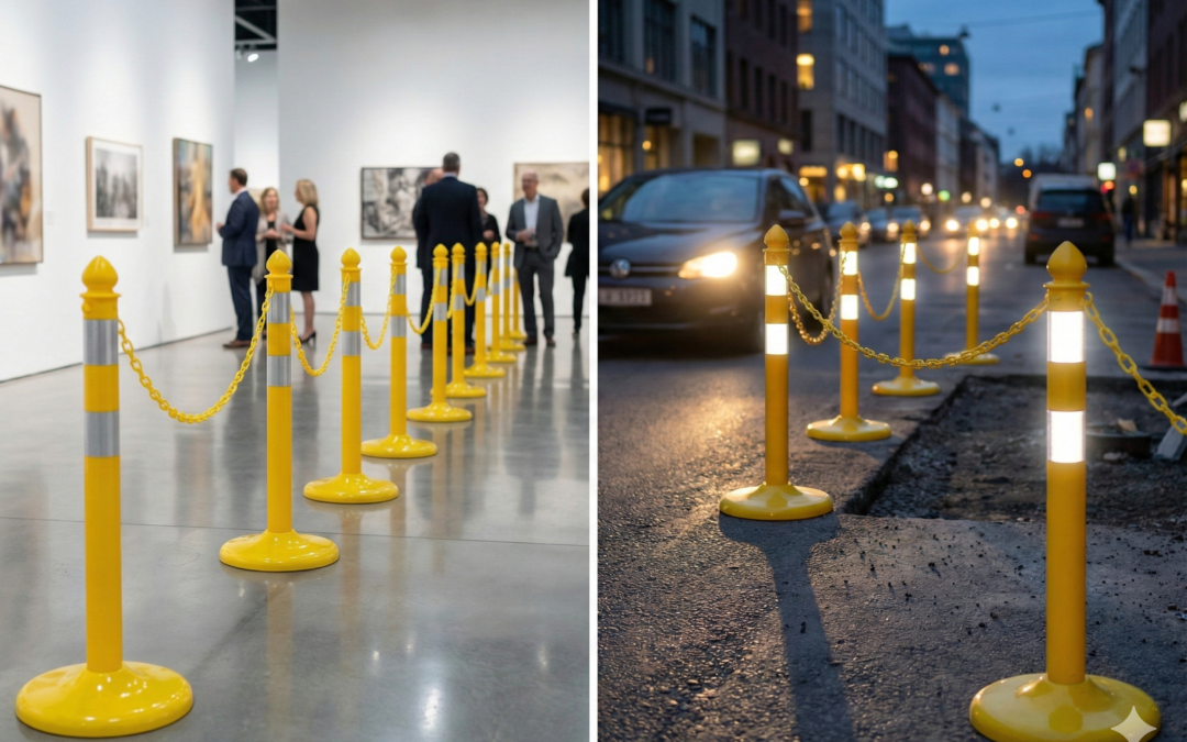 Plastic Stanchion Post