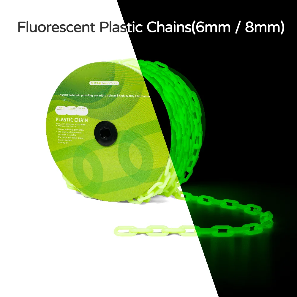 Fluorescent Plastic Chains(6mm 8mm)